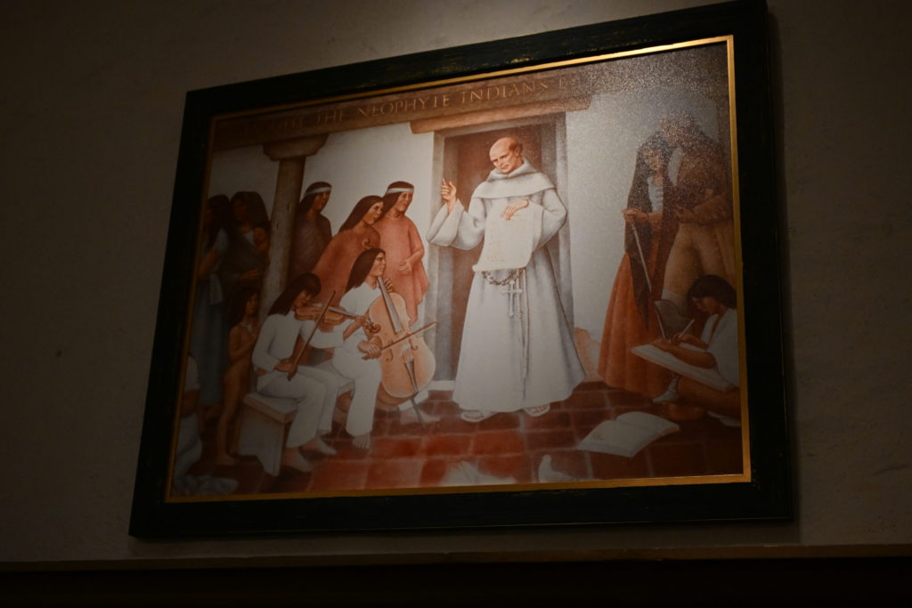 Painting of Fr. Duran & his church choir